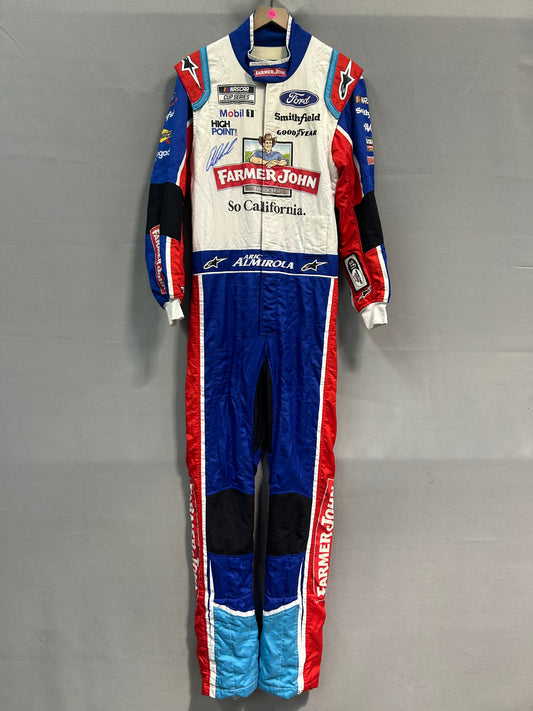 Aric Almirola #10 2022 Autographed Farmer John Nascar Driver Firesuit