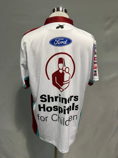David Ragan #34 Shriners Hospital Nascar Crew Shirt Size XL