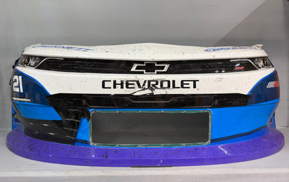 Austin Hill #21 2025 Kansas Bennett Transportation Nascar Front Nose