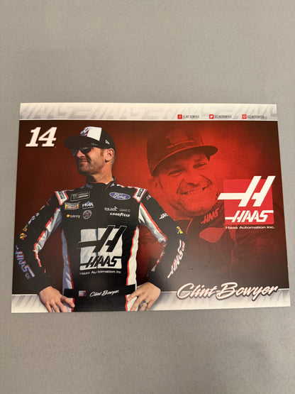 Clint Bowyer #14 2019 Haas Automation Nascar Hero Card
