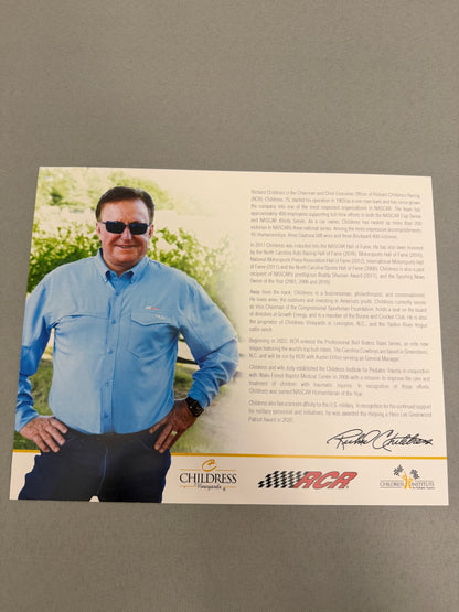 Richard Childress 2023 RCR Nascar Hero Card