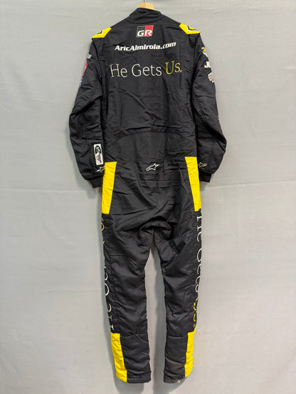 Aric Almirola #19 2024 He Gets Us Nascar Autographed Driver Firesuit