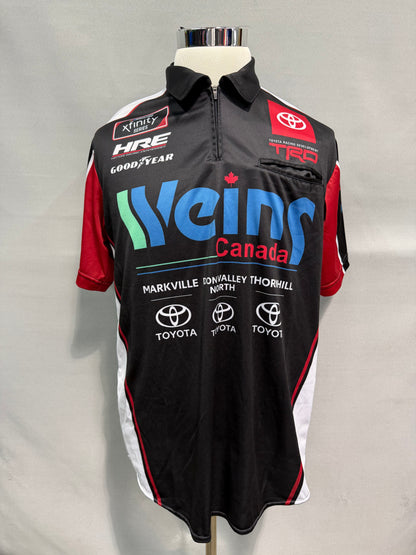 Austin Hill #61 2020 Weins Canada Nascar Crew Shirt Size Medium