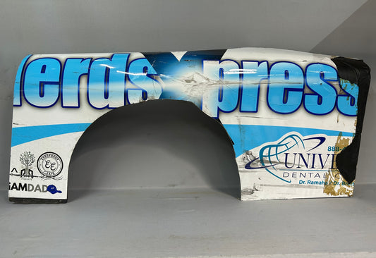 Brad Perez #45 2025 Chicago Nerds Xpress Nascar Quarter Panel