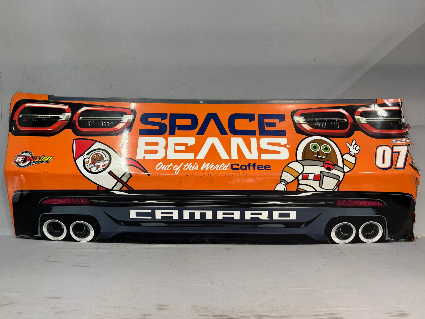 Brad Perez #07 2024 Homestead Space Beans Coffee Nascar Rear Bumper