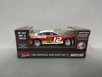Ryan Blaney #12 2022 Body Armor Nascar 1/64 Diecast
