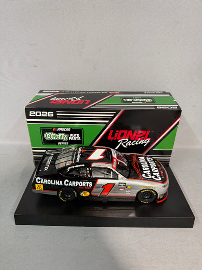 Connor Zilisch #1 2026 Carolina Carports Nascar Diecast