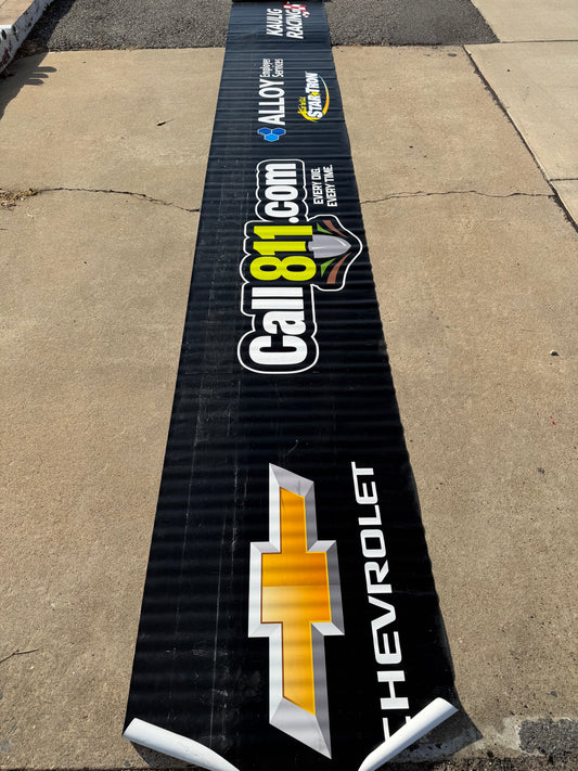 Josh Williams #11 2025 Call 811 Nascar Pit Wall Banner