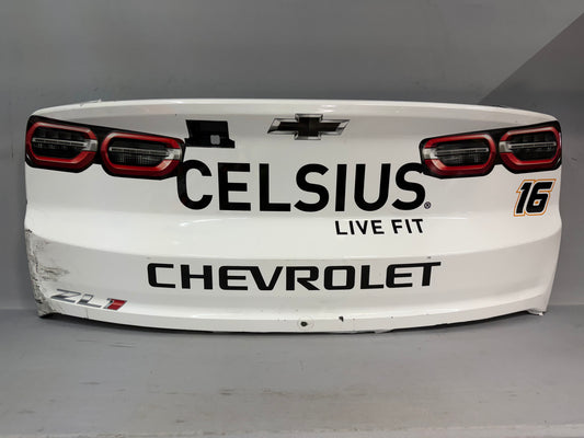 AJ Allmendinger #16 2025 WWTR Gateway Celsius Nascar Rear Bumper