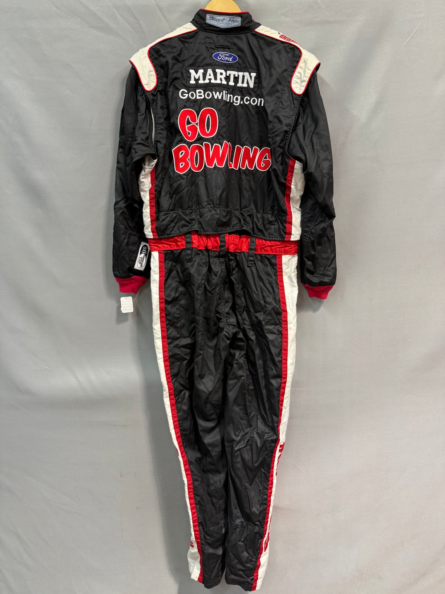 Aric Almirola #10 Go Bowling Nascar Crew Firesuit C-50 W-40 L-30
