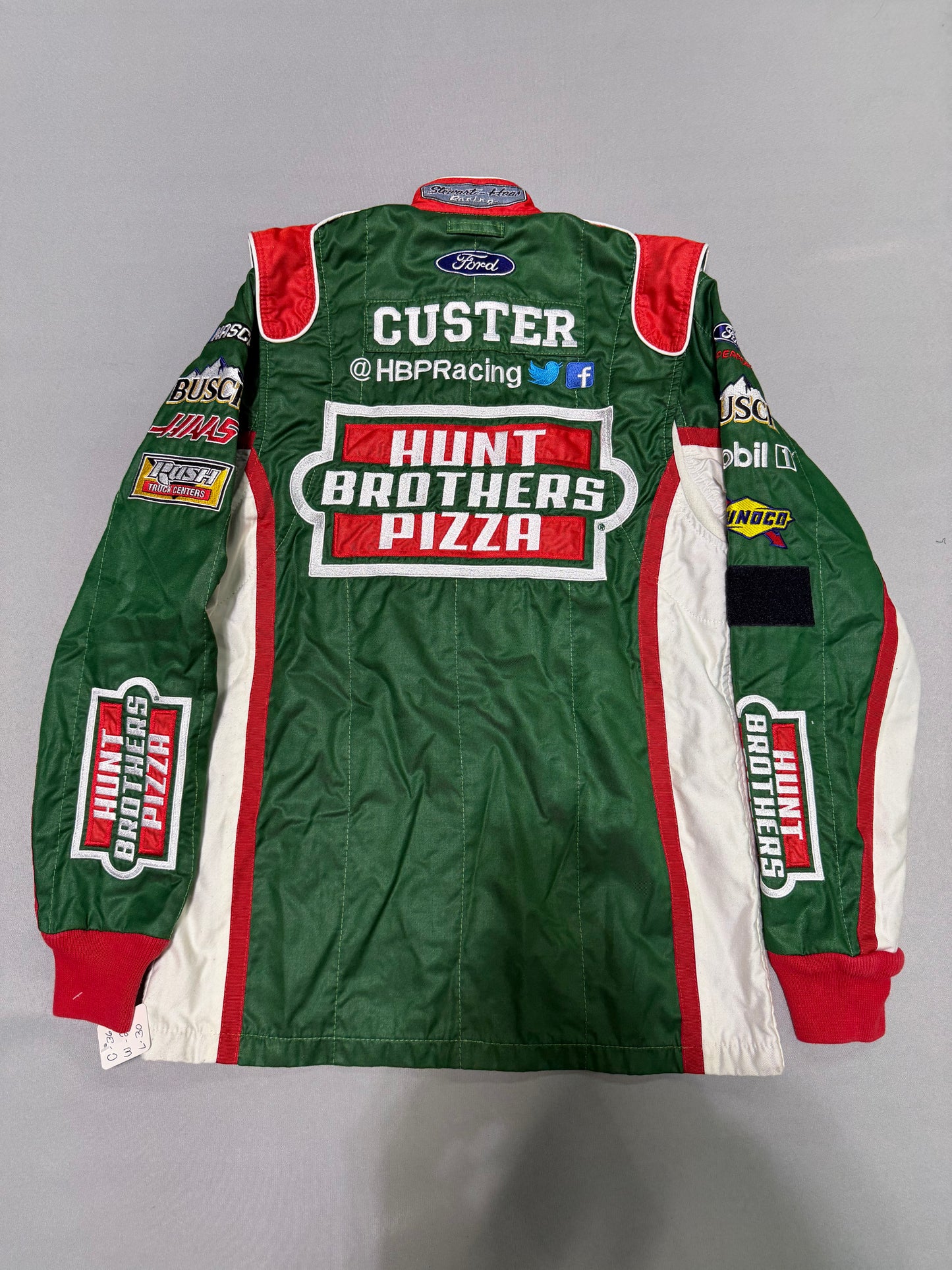 Kevin Harvick #4 Hunt Brothers Pizza Nascar 2 Piece Crew Firesuit C-36 W-26 L-30