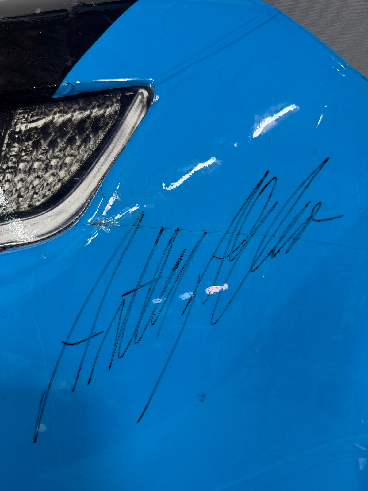 Parker Retzlaff #99 2026 Kansas 1 Gemoro Nascar Autographed Nose Corner