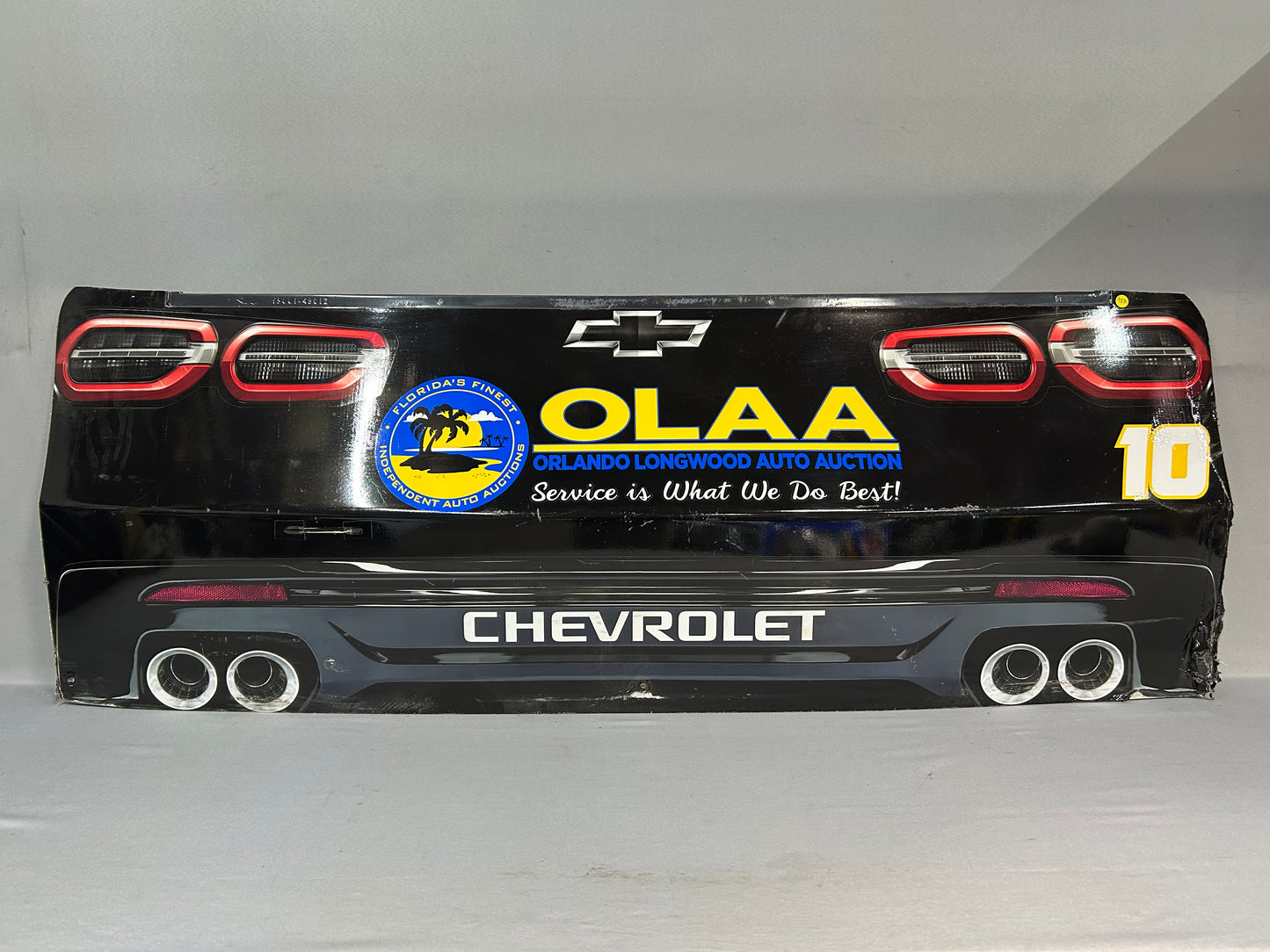 Daniel Dye #10 2025 COTA Heise LED Lighting Nascar Rear Bumper