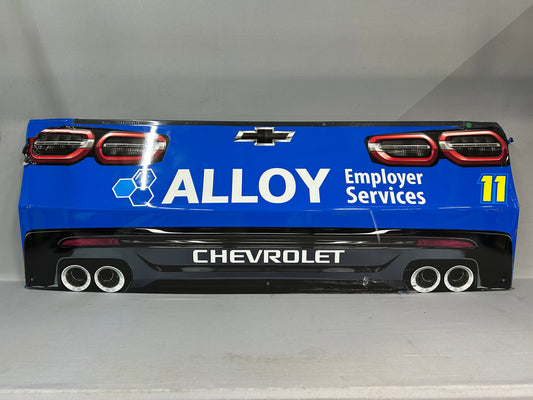 Josh Williams #11 2025 Alloy Employer Services Nascar Rear Bumper