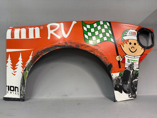 AJ Allmendinger #16 2025 Bowman Gray Clash Campers Inn RV Nascar Quarter Panel