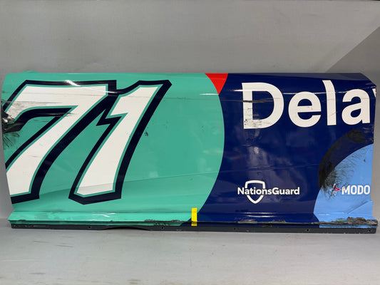 Michael McDowell #71 2026 Martinsville 1 Delaware Life Nascar Door Panel