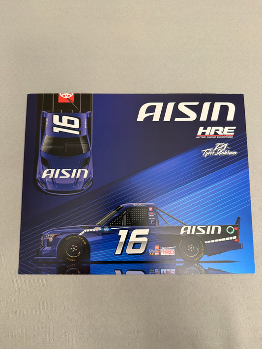 Tyler Ankrum #16 2022 Aisin Nascar Hero Card
