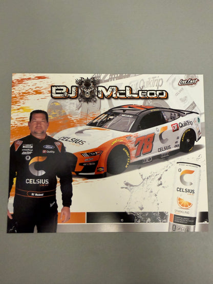 BJ McLeod #78 2022 Celsius Nascar Hero Card