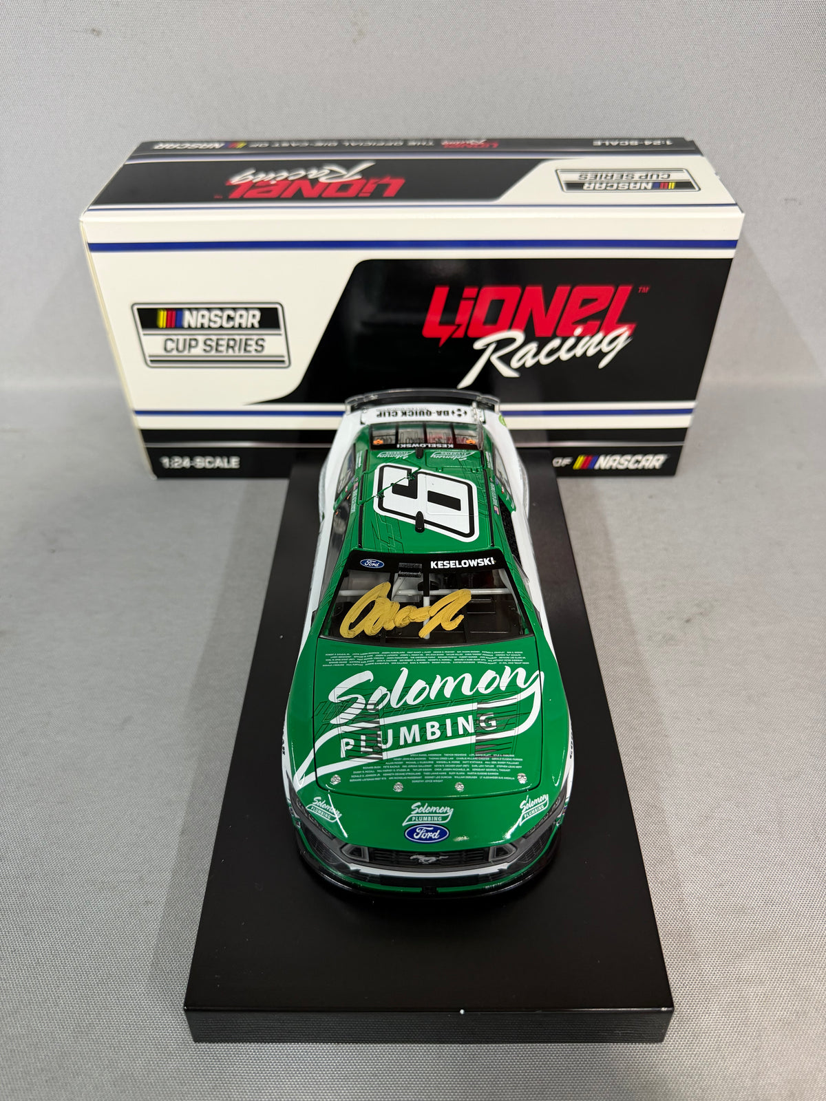 Brad Keselowski #6 2024 Soloman Plumbing Tribute To Veterans Nascar Autographed Diecast