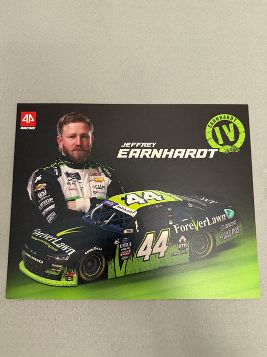 Jeffrey Earnhardt 2023 #44 Forever Lawn Nascar Hero Card