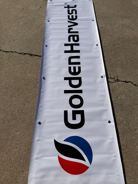 Sammy Smith #7 2024 Golden Harvest Nascar Pit Box Riser Banner