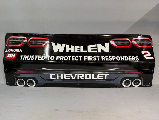 Jesse Love #2 2025 Bristol Whelen Nascar Rear Bumper