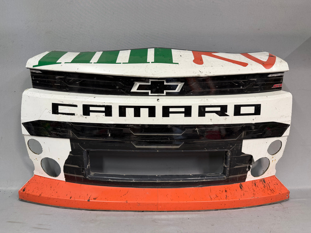 AJ Allmendinger #16 2024 New Hampshire Campers Inn RV Nascar Nose Center