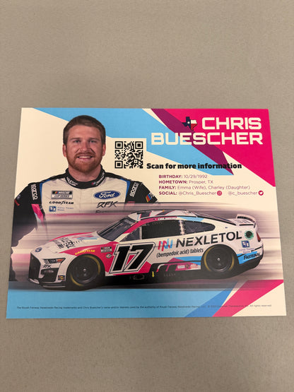 RFK Racing 2023 Nexlizet Nexletol Nascar Hero Card