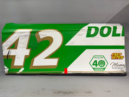 John Hunter Nemechek #42 2026 Bristol 1 Dollar Tree Nascar Door Panel