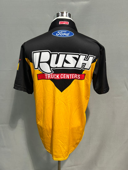 Chase Briscoe #14 Rush Truck Center Nascar Crew Shirt Size Medium