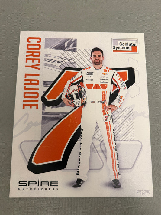 Corey Lajoie #7 2024 Schluter Systems Nascar Hero Card