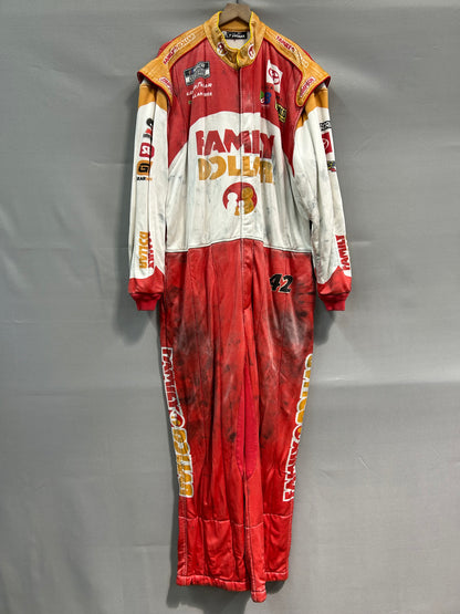 John Hunter Nemechek #42 2024 Family Dollar Nascar Crew Firesuit C-56 W-46 L-30