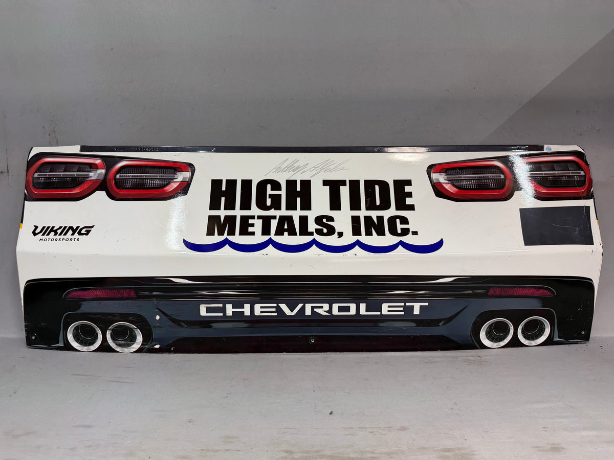 Anthony Alfredo #96 2026 Darlington High Tide Metals Nascar Autographed Rear Bumper