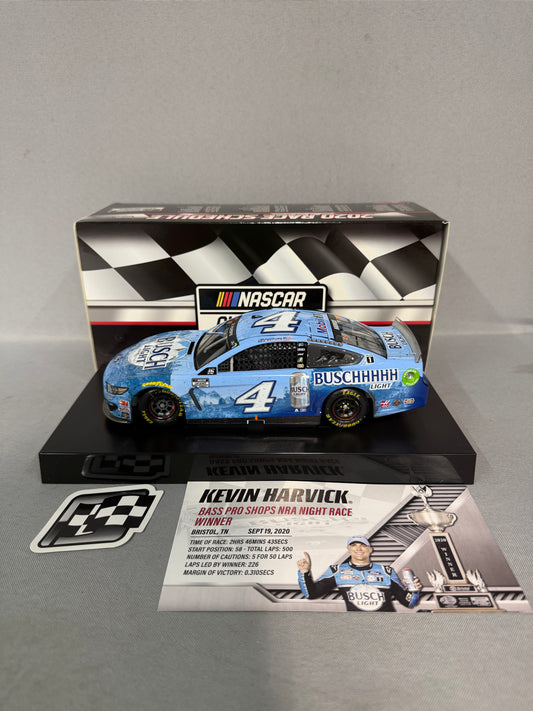 Kevin Harvick #4 2020 Bristol Win Buschhhhh Light Nascar Diecast