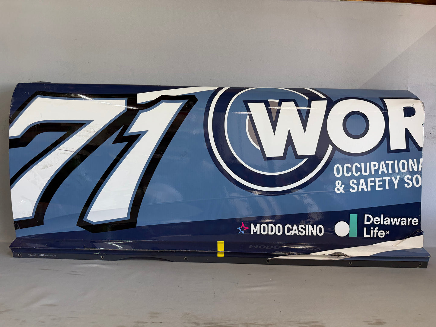 Michael McDowell #71 2026 Las Vegas 1 Workforce Nascar Door Panel