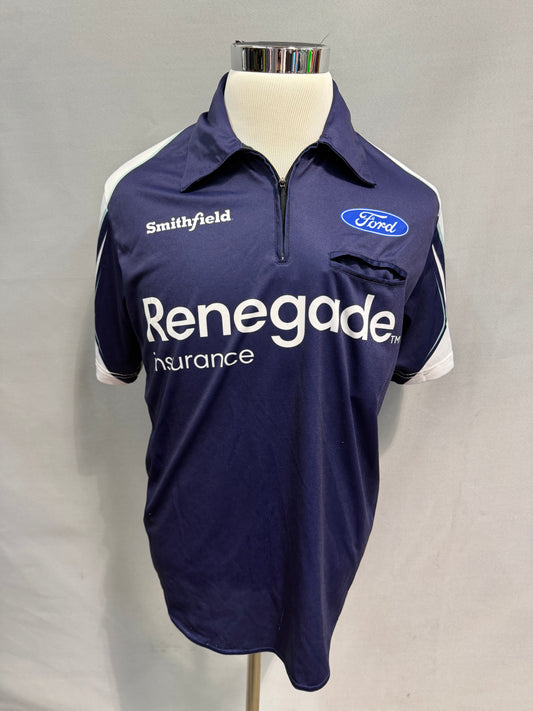 Aric Almirola #10 2022 Renegade Insurance Nascar Crew Shirt Size Small