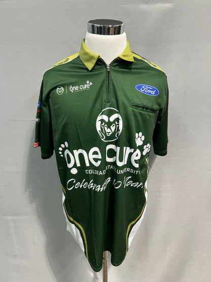 Chase Briscoe #14 2021 One Cure 10th Anniversary Nascar Crew Shirt Size Medium
