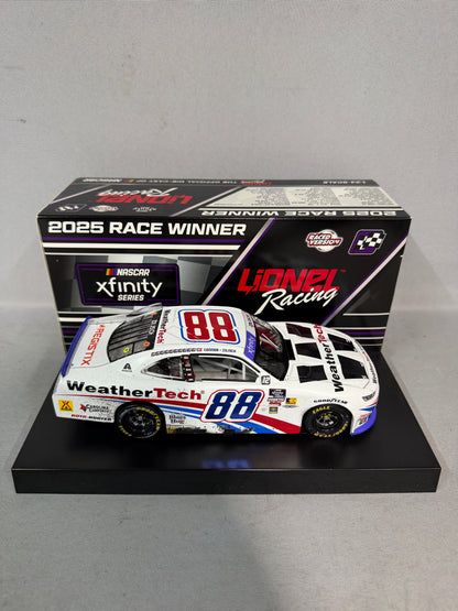 Connor Zilisch #88 2025 Charlotte Roval Win Weathertech Nascar Diecast