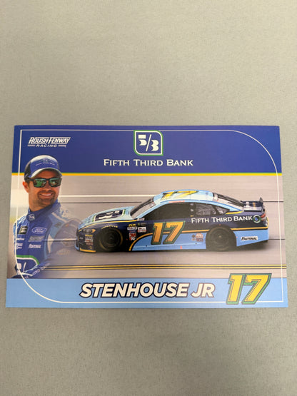 Ricky Stenhouse Jr #17 2017 Fifth Third Bank Nascar Hero Card