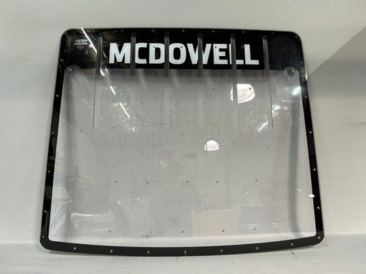 Michael McDowell #71 2025 Nascar Rear Windshield