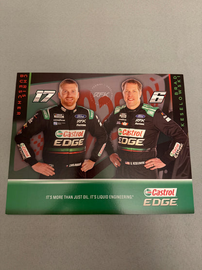 RFK Racing 2023 Castrol Edge Nascar Hero Card