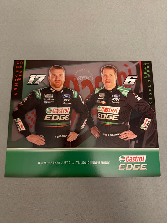 RFK Racing 2023 Castrol Edge Nascar Hero Card