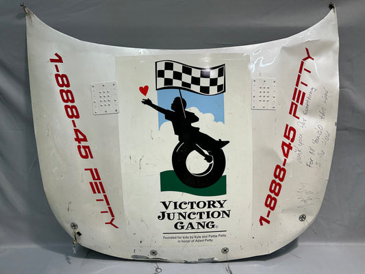 Victory Junction Gang Autographed Nascar Hood