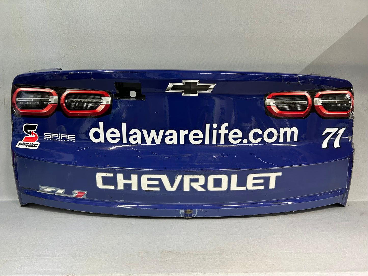 Michael McDowell #71 2025 Atlanta Delaware Life Nascar Rear Bumper