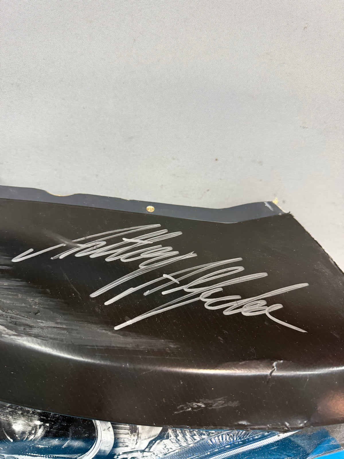 Anthony Alfredo #96 2026 Bristol 2 Dude Wipes Fragrance Free Nascar Autographed Nose Corner