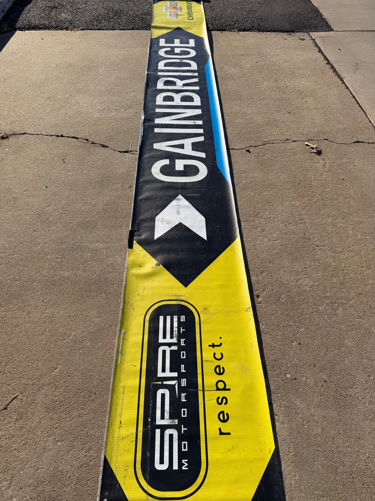 Justin Haley #7 & Michael McDowell #71 2025 Gainbridge Nascar Pit Wall Banner