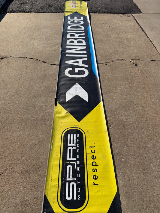 Justin Haley #7 & Michael McDowell #71 2025 Gainbridge Nascar Pit Wall Banner