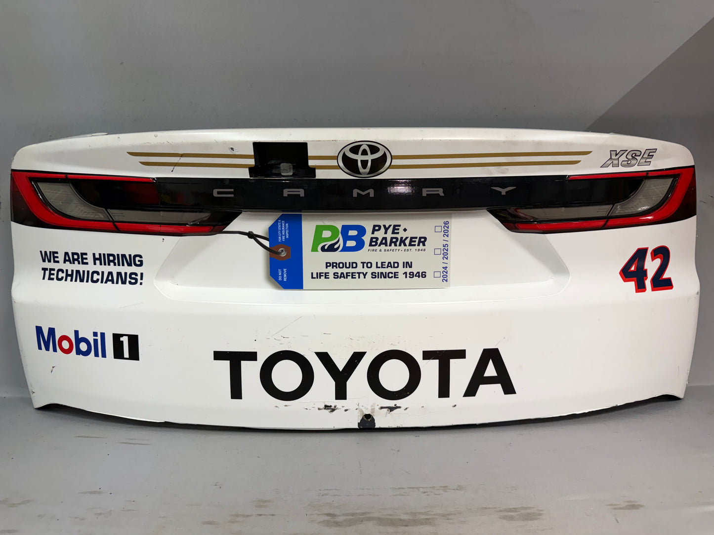 John Hunter Nemechek #42 2026 Pocono Pye Barker Nascar Rear Bumper