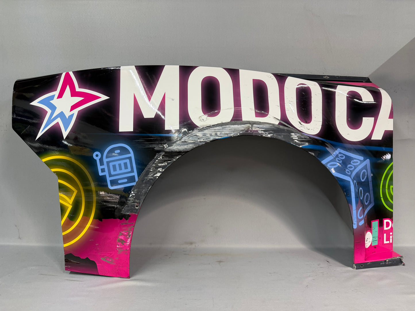 Carson Hocevar #77 2025 Charlotte Roval Modo Casino Nascar Quarter Panel