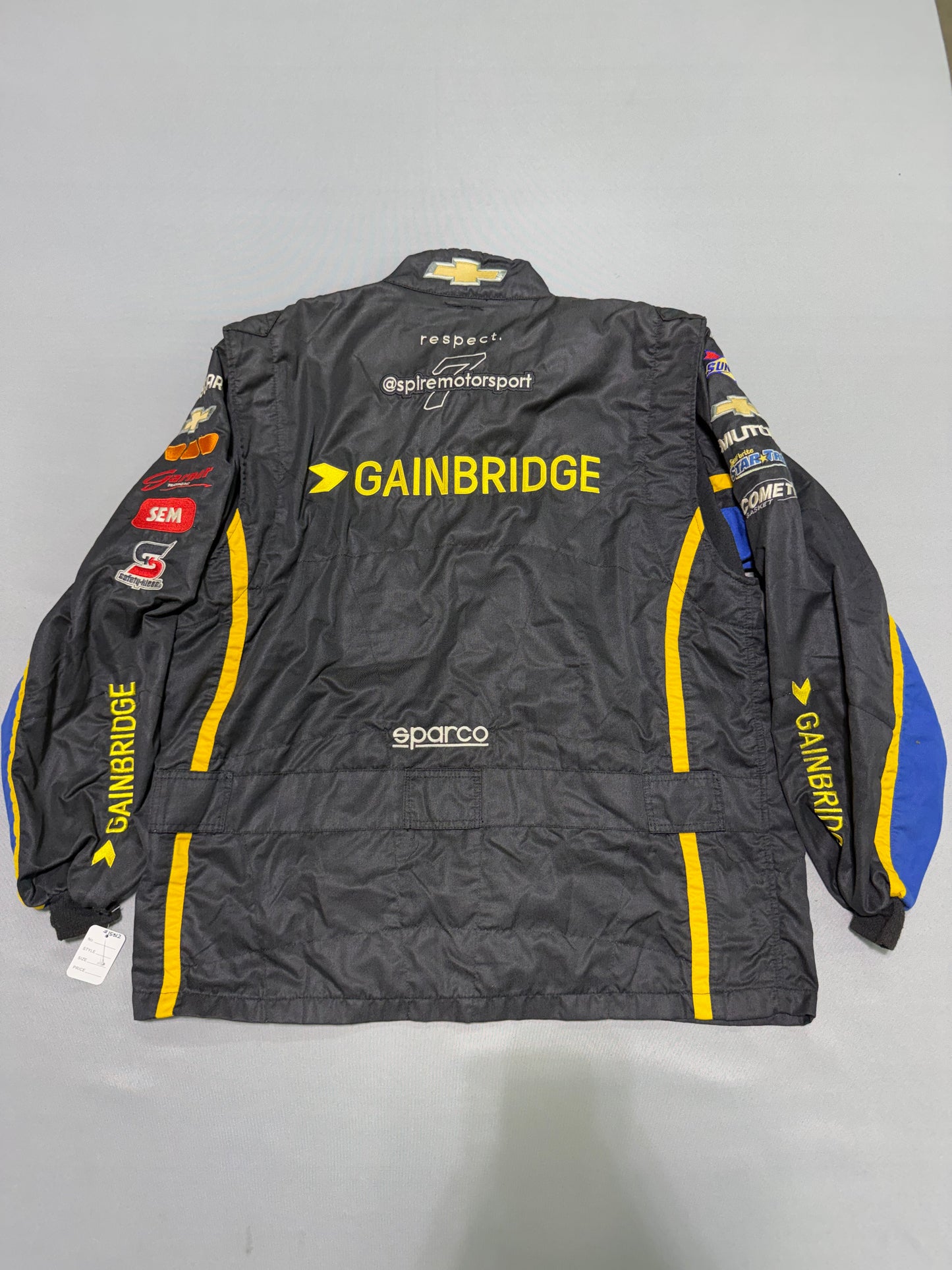 Corey Lajoie #7 2024 Gainbridge Nascar 2 Piece Crew Firesuit C-48 W-40 L-32